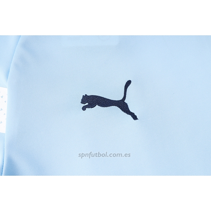 Chandal del Manchester City Manga Corta 2022-2023 Azul - Pantalon Corto